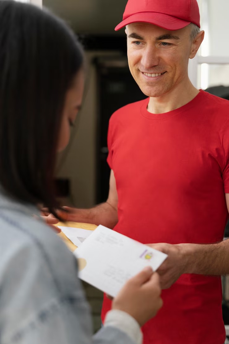 cerrar-mujer-recibio-correo-servicio-entrega_23-2148935103